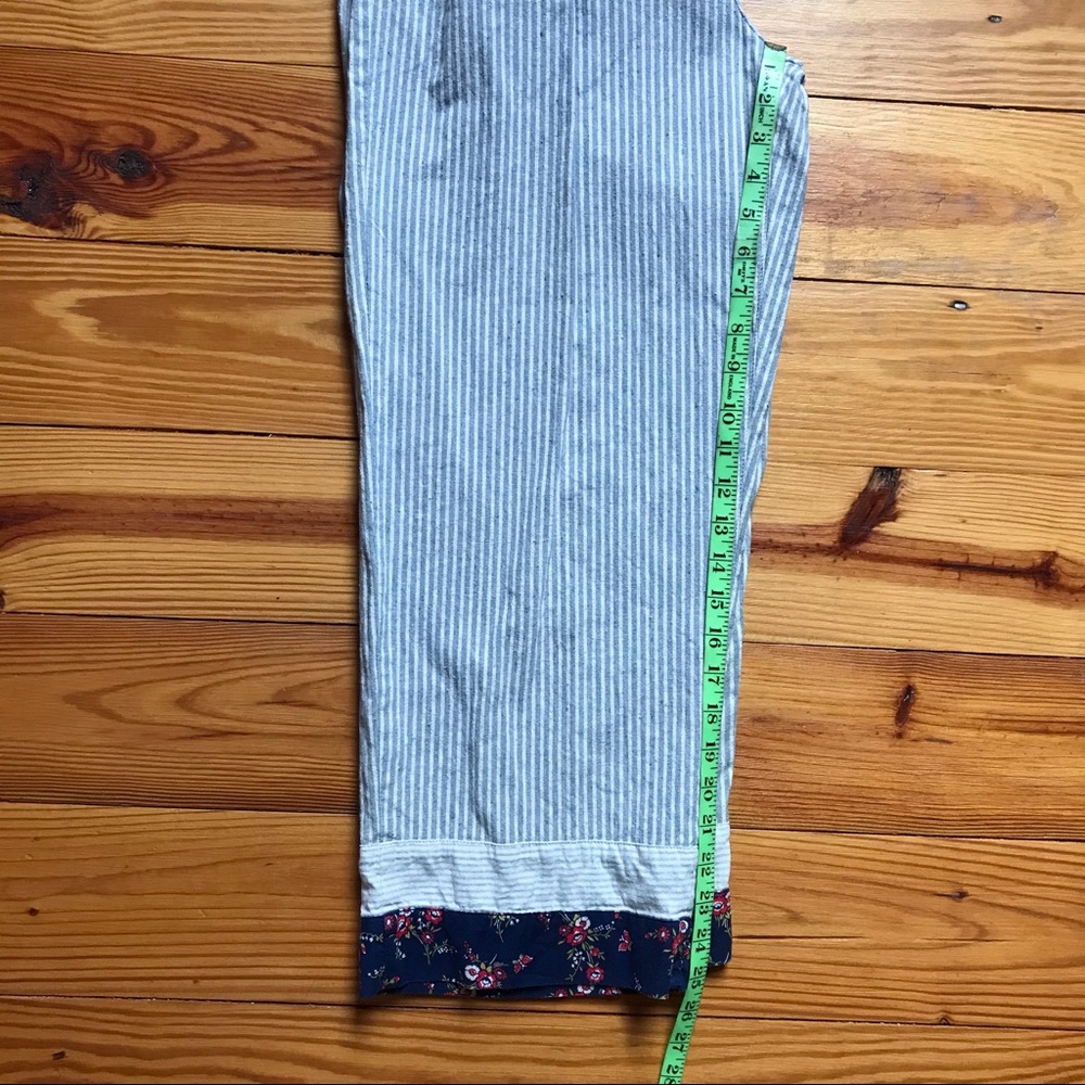 Madewell Denim Tie Waist Wide Leg Pants, NWT, 8 - Picture 9 of 13